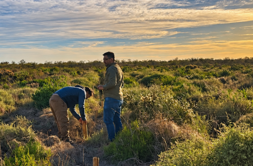Bosques y Fauna recorrió nuestro proyecto de enriquecimiento del monte nativo